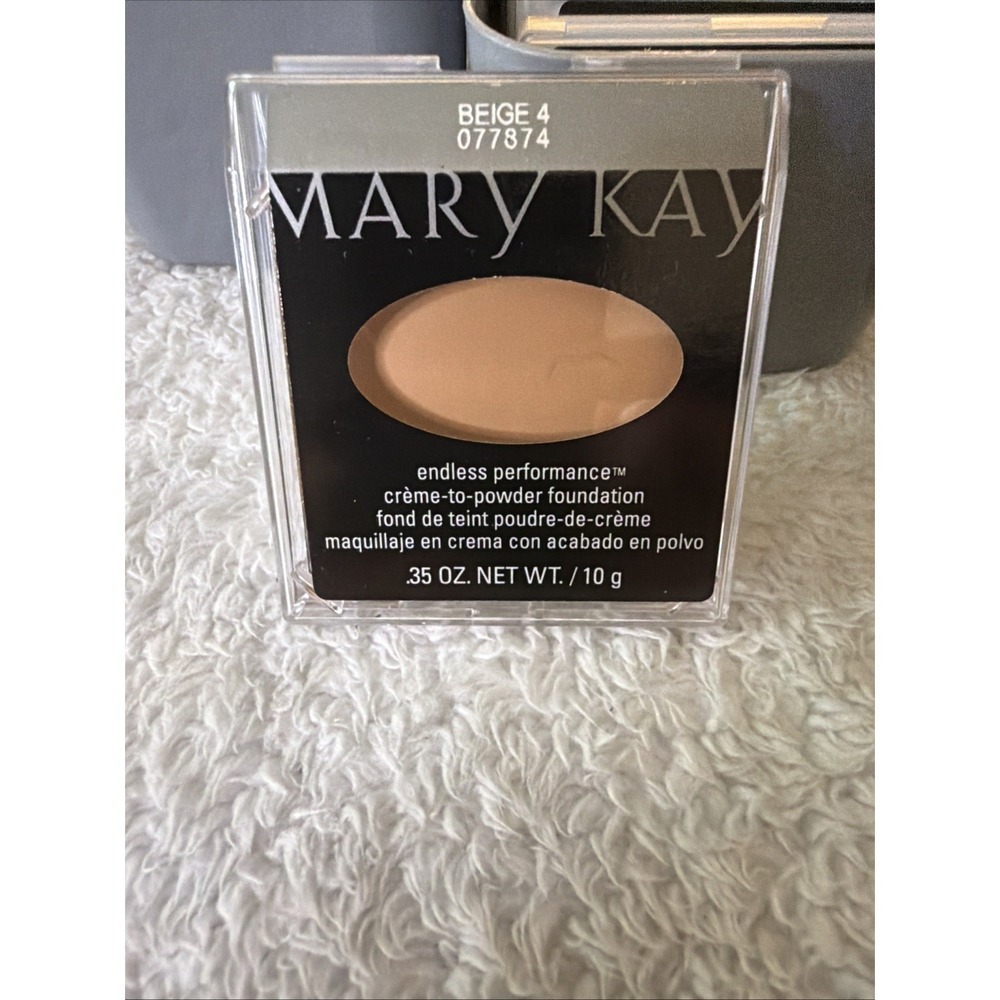 Mary Kay BEIGE 4 Endless Performance Creme to Powder Foundation .35 oz NIB